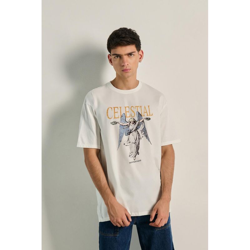 KOAJ - KOAJ Camiseta unicolor manga corta para hombre, elaborada en Hombre