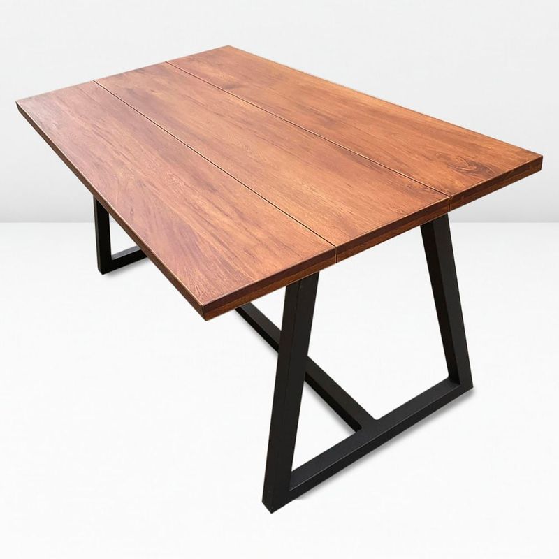 22 GRADOS DECORACION - Mesa Comedor Cundinamarca 140x70cm Rustico Industrial