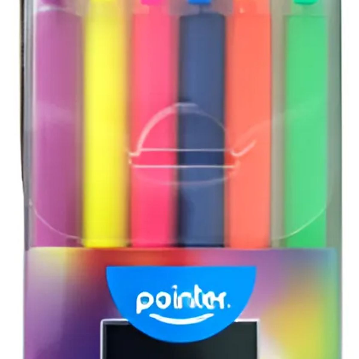 POINTER - Set 6 Bolígrafos De Gel Neón Pointer Para Niños Adultos