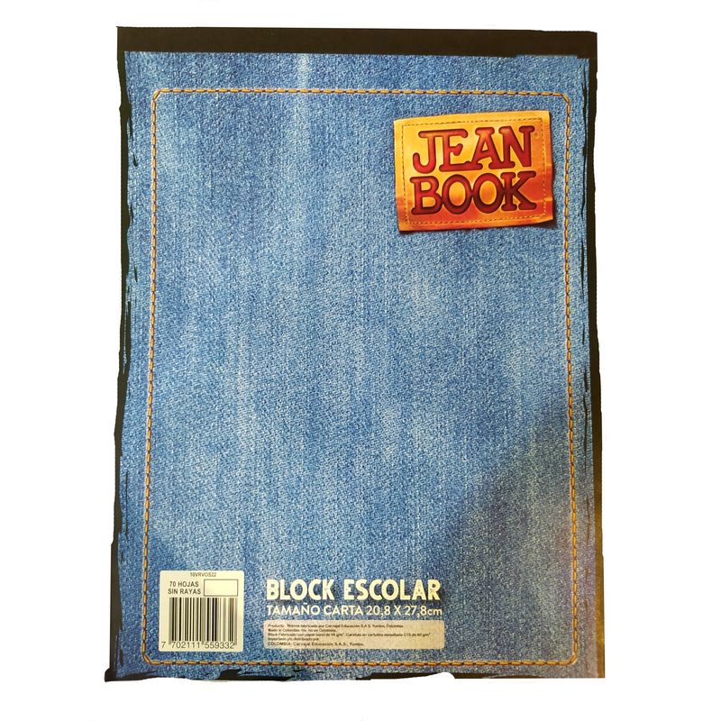 NORMA - Block  Bond Carta S/Linea 70H Jean Blook Norma