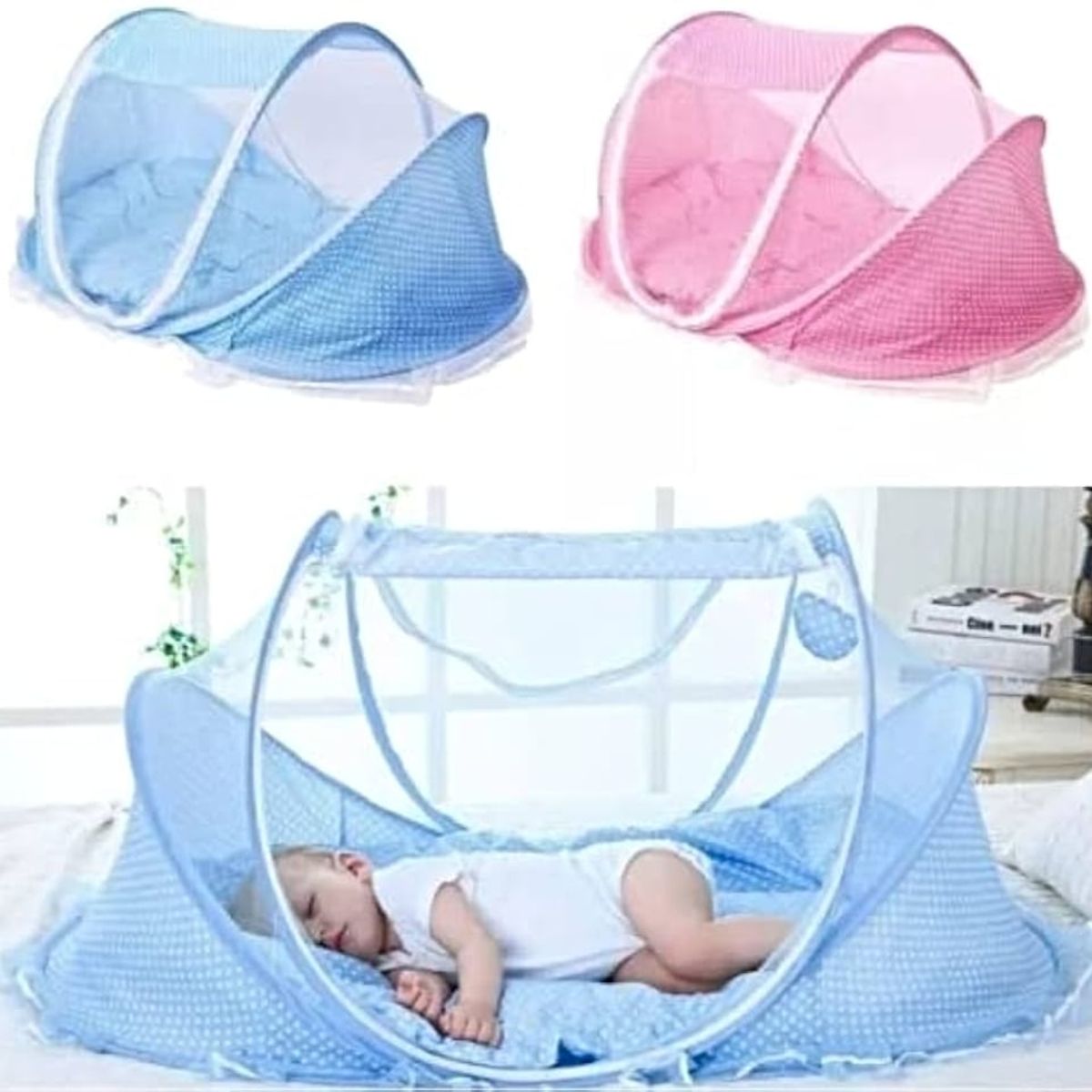 GENERICO - Cuna Toldillo Portatil Mosquitero Plegable Para Bebés