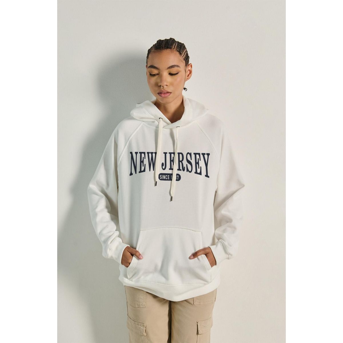 KOAJ - KOAJ Buzo capota de New Jersey MUJER