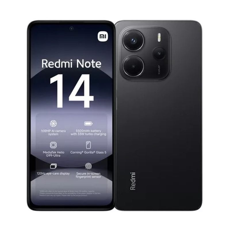 XIAOMI - Xiaomi Redmi Note 14 256Gb  8GB Negro