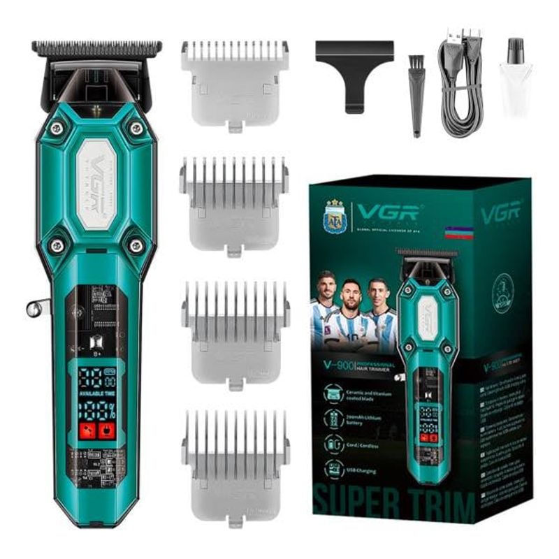 GENERICO - Maquina peluquera inalambrica VGR 900 con guias