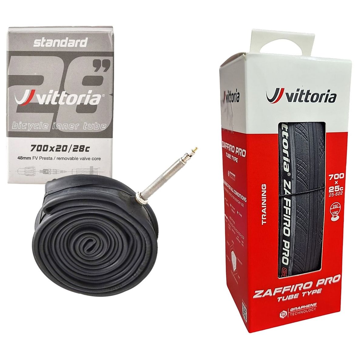 VITTORIA - Llanta + Neumático Bicicleta 700 X25 Vittoria Ruta Combo