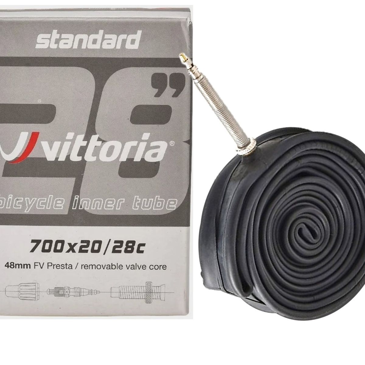 VITTORIA - Neumático Bicicleta 700 X 20/28c Vittoria Válvula Removible