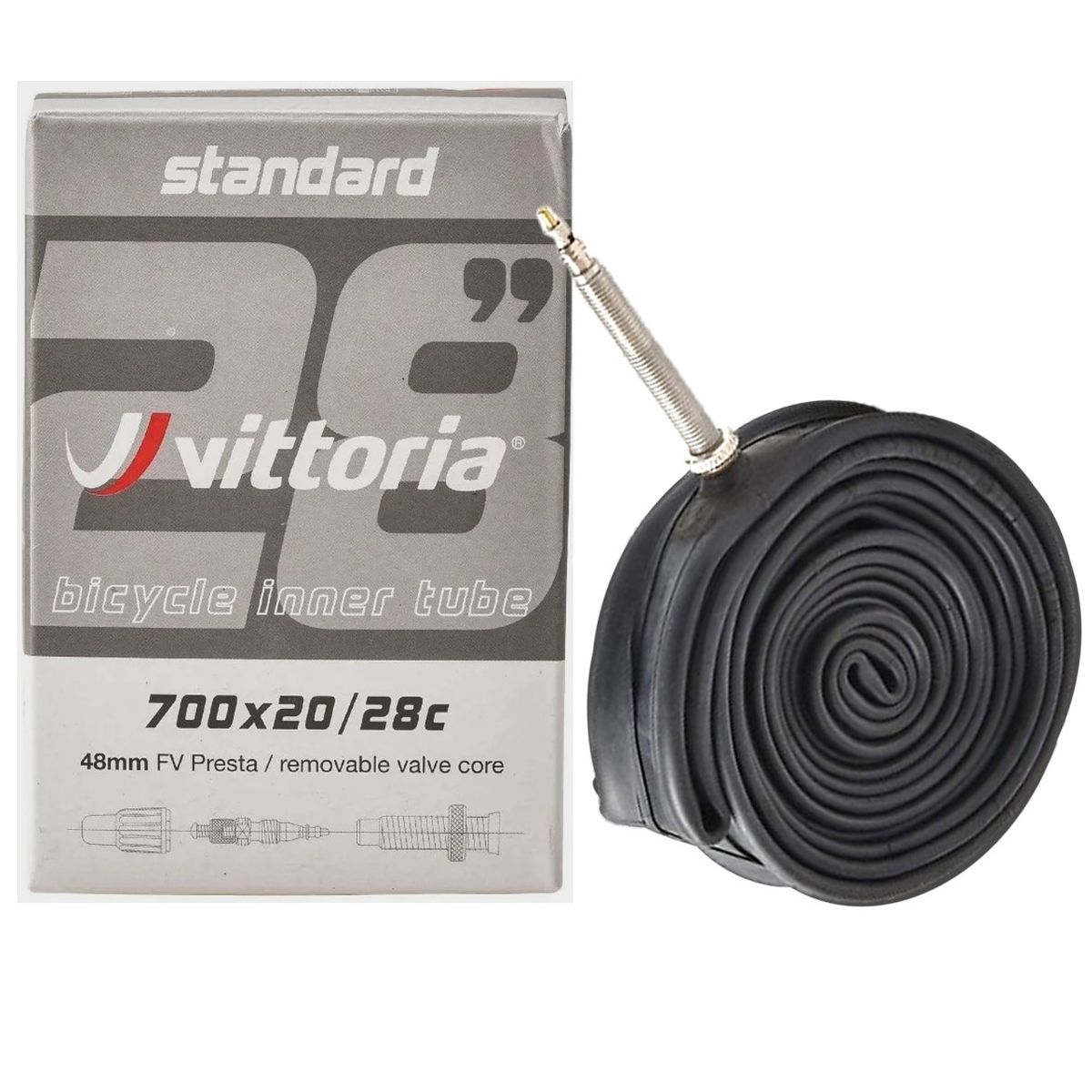 VITTORIA - Neumático Bicicleta 700 X 20/28c Vittoria Válvula Removible