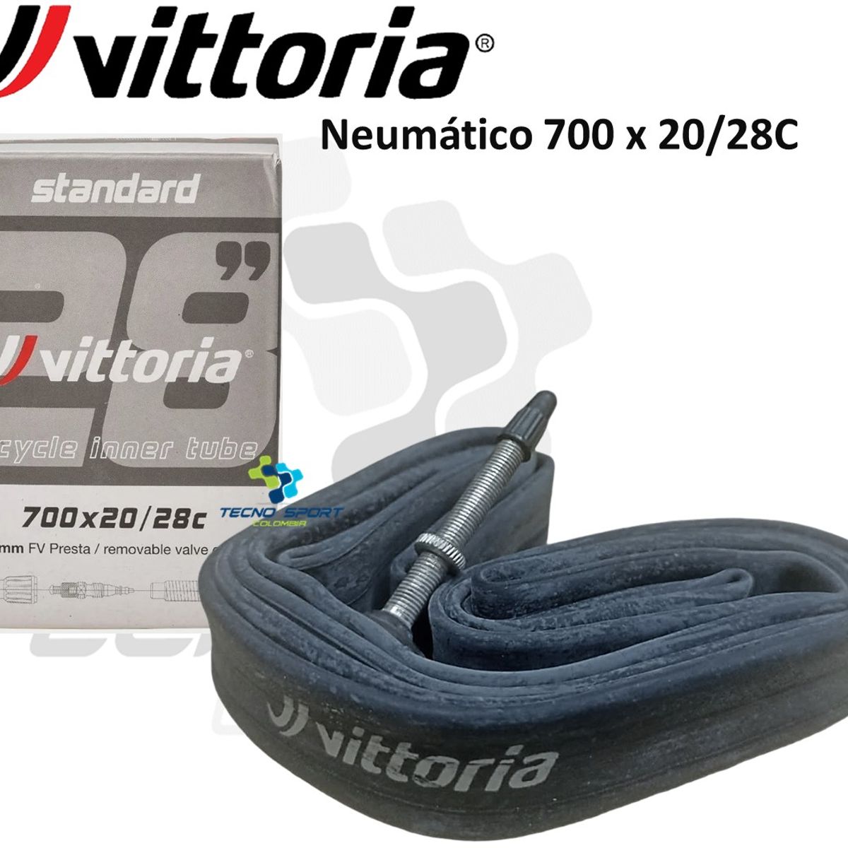 VITTORIA - Neumático Bicicleta 700 X 20/28c Vittoria Válvula Removible