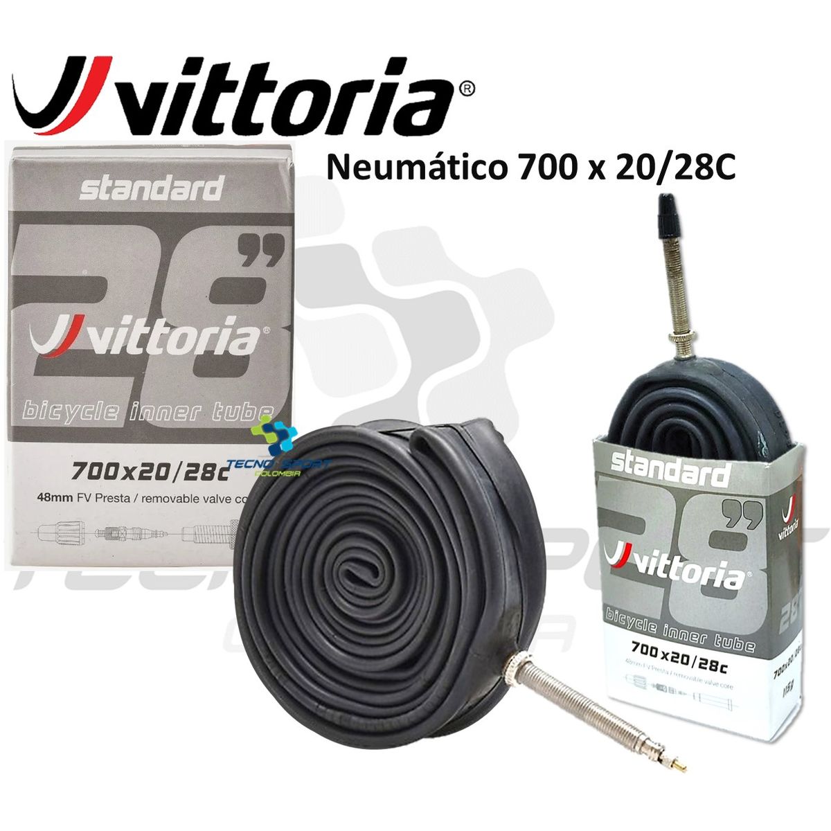 VITTORIA - Neumático Bicicleta 700 X 25/28 Vittoria Ruta X 2 Unidades