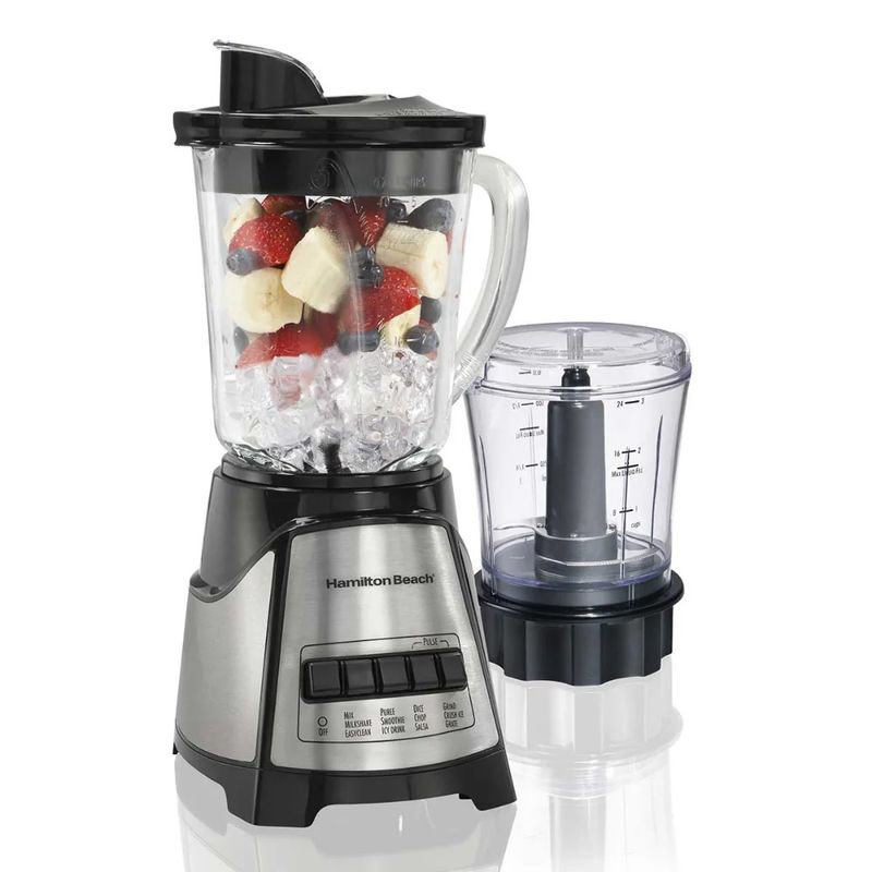 HAMILTON BEACH - Licuadora Hamilton Beach Power Elite 58148 Con Picadora Multifuncion.
