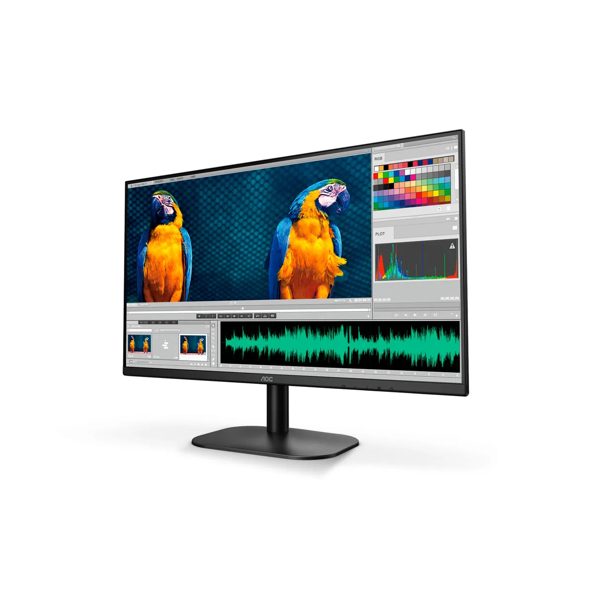 AOC - Monitor AOC VA LED FHD 215 100Hz Black