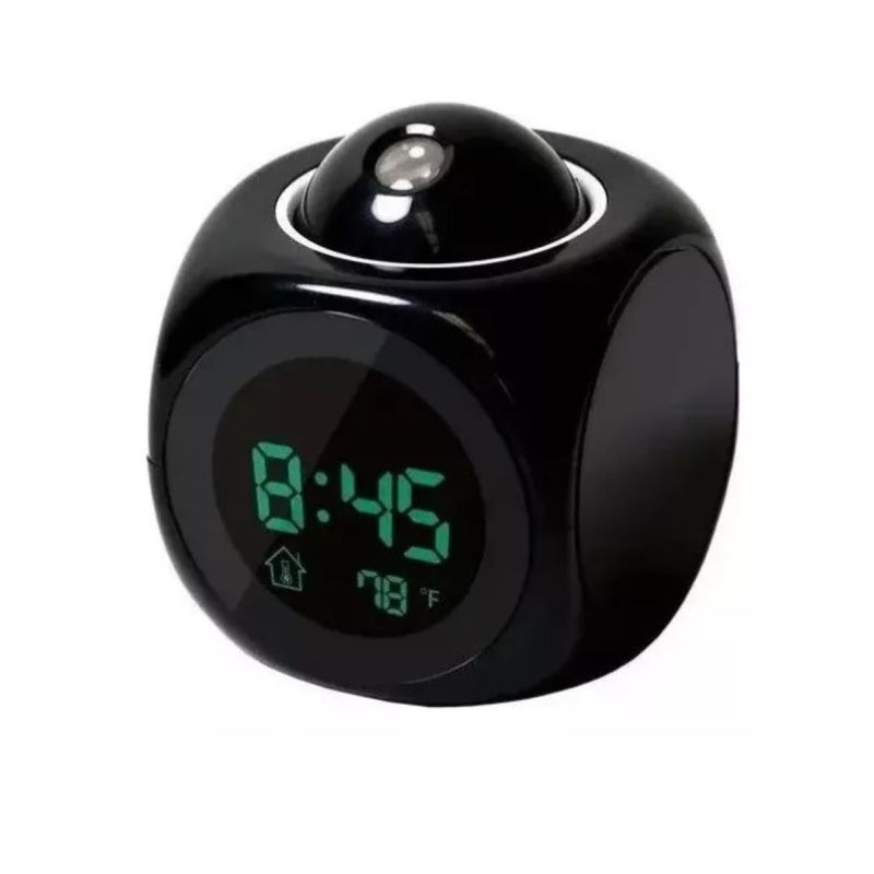 ZHOPI CO - Reloj Despertador Alarma Digital LCD Proyecta Hora En Techo