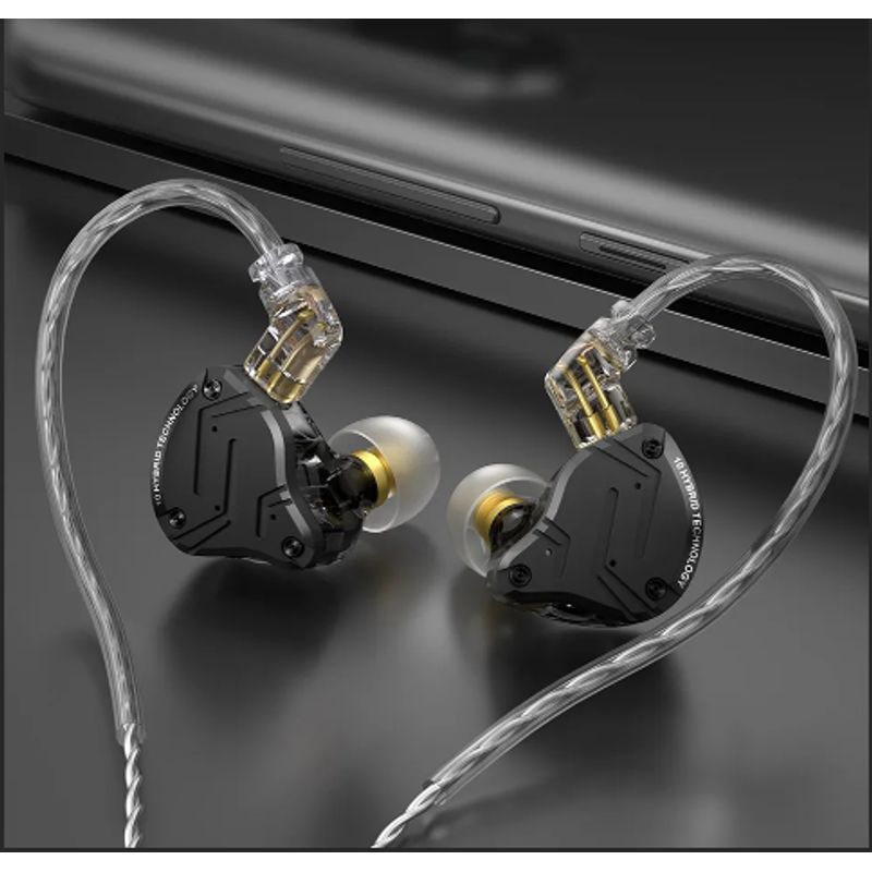 KZ - Audífonos profesionales KZ ZS10 PRO X SIN micrófono