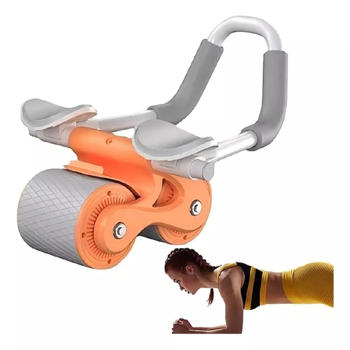 GENERICO - Rueda Abdominal Rebote Automático Con Temporizador