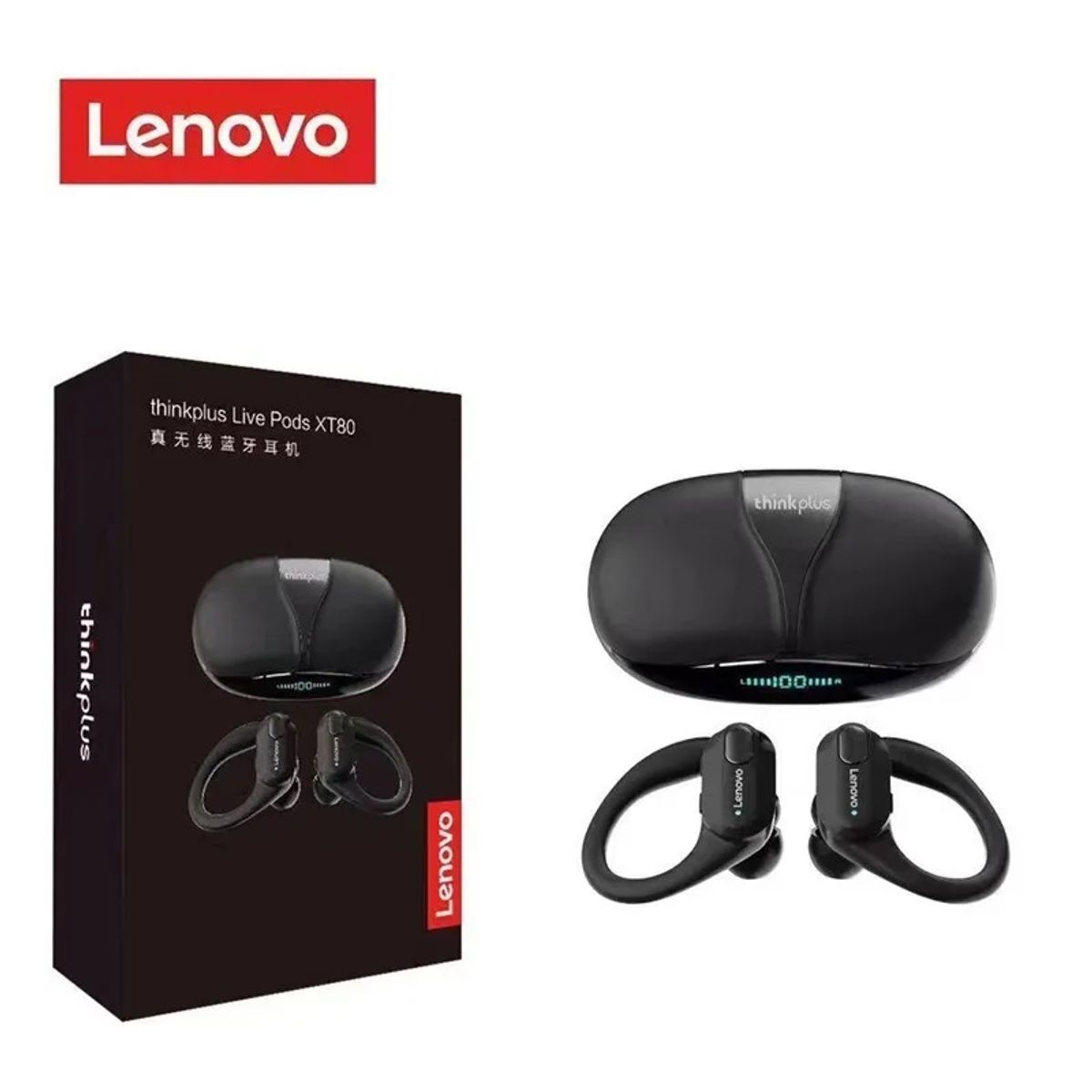 LENOVO - audifonos de iphone Lenovo Xt80 Inalámbricos bluetooth 5.3