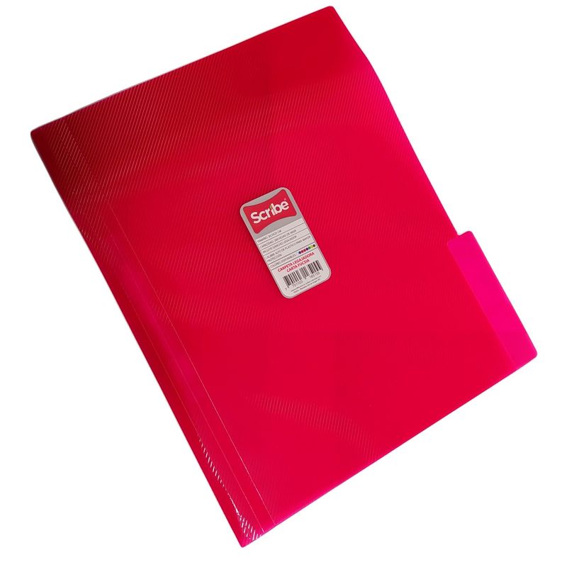 SCRIBE - Carpeta Legajadora Carta Fucsia Scribe