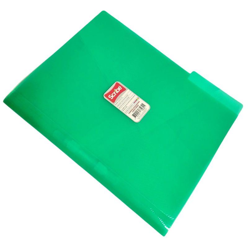 SCRIBE - Pack x 5 Carpetas Legajadora Carta Verde Scribe