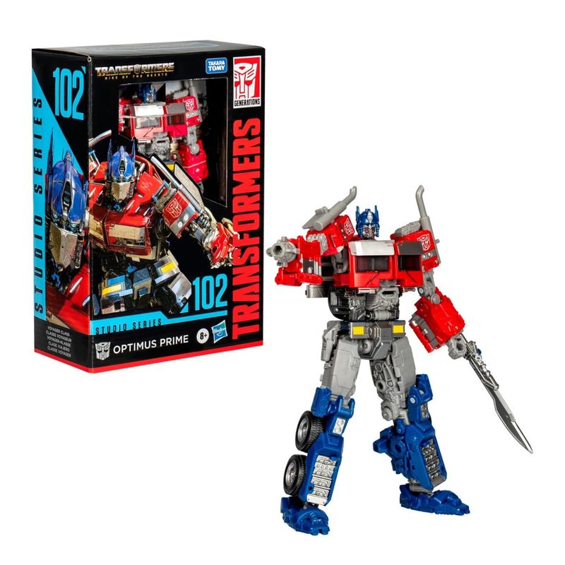 TRANSFORMERS - Optimus Prime Figura Transformers Rise Beasts Toy Studio 102