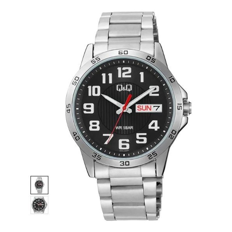 Q AND Q - Reloj Para Hombre Qyq A37a-004py Ojo Original Certificado