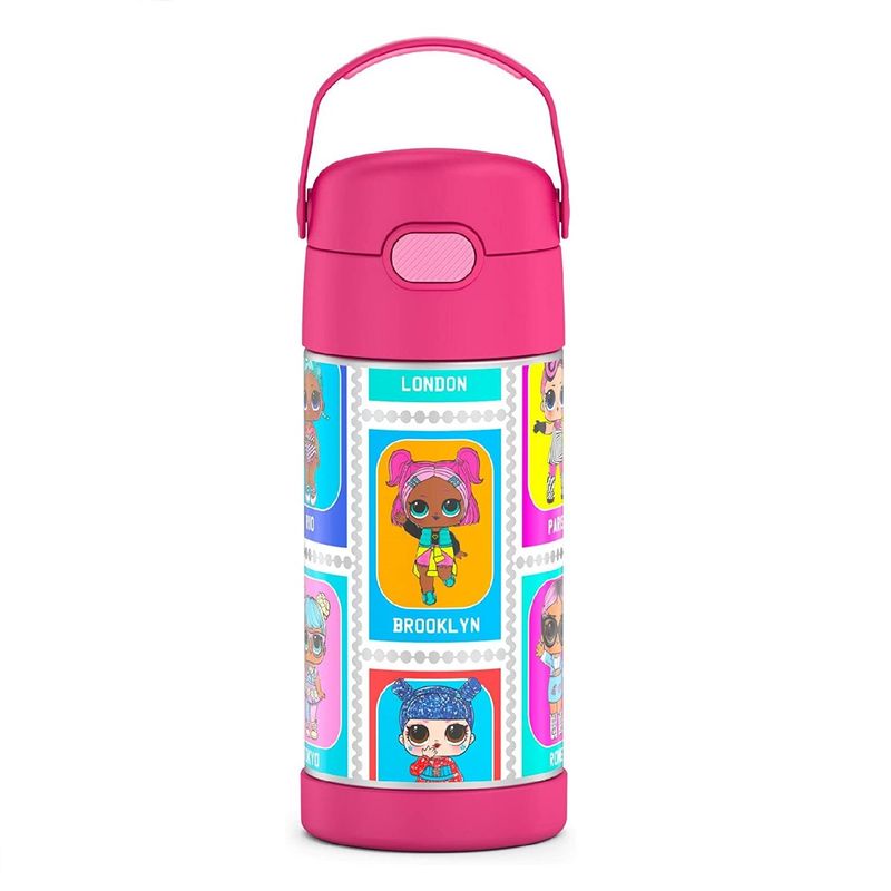 THERMOS - Termo Pitillo Infantil Acero Inoxidable LOL 12 Onz