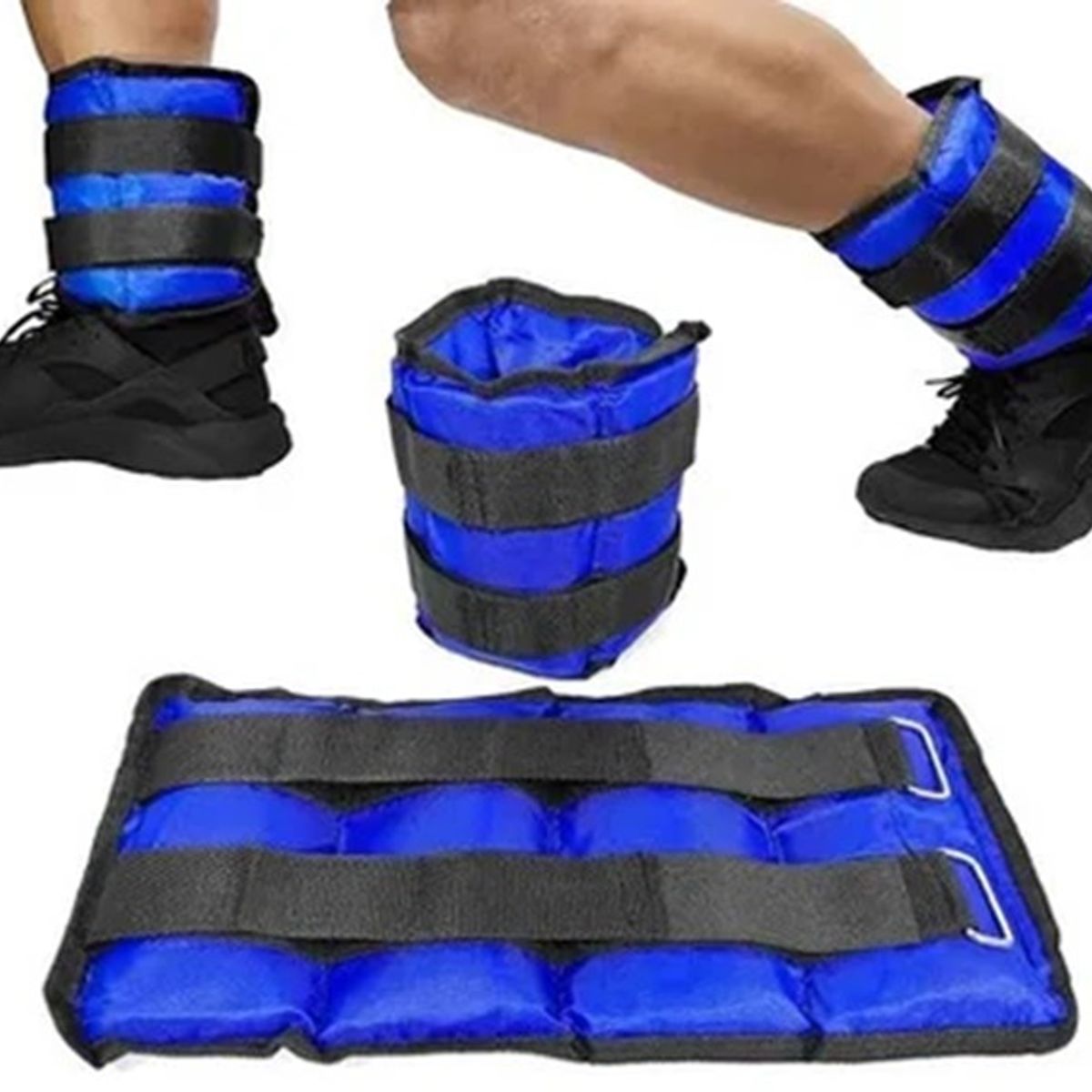 GENERICO - Tobilleras De Peso Ajustable 2 kg (Par).