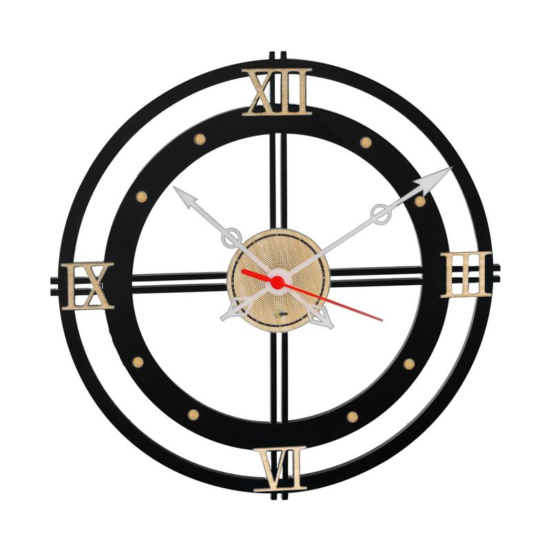 XTREME - Reloj de Pared Redondo Memorial XD Dia 31cm Negro