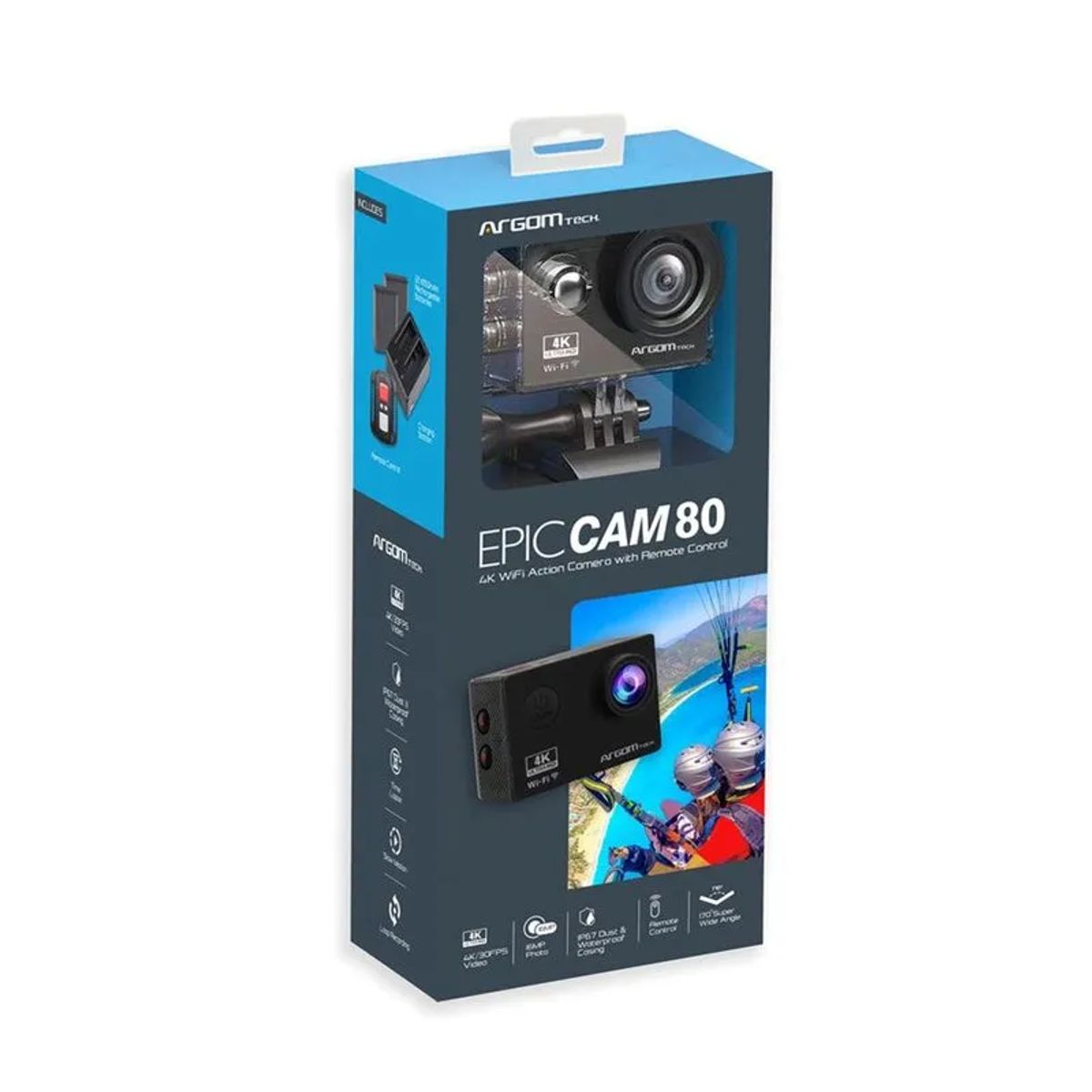 ARGOMTECH - Camara de Accion Epic Cam 80 4K