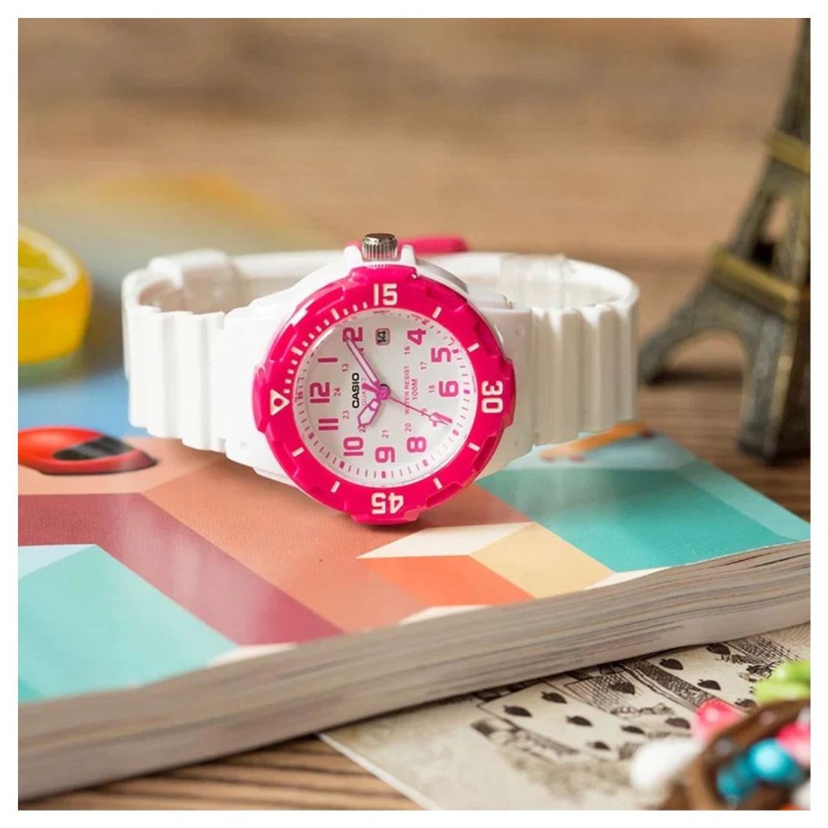 CASIO - Reloj Casio Modelo LRW-200H-4B Diseño Juvenil