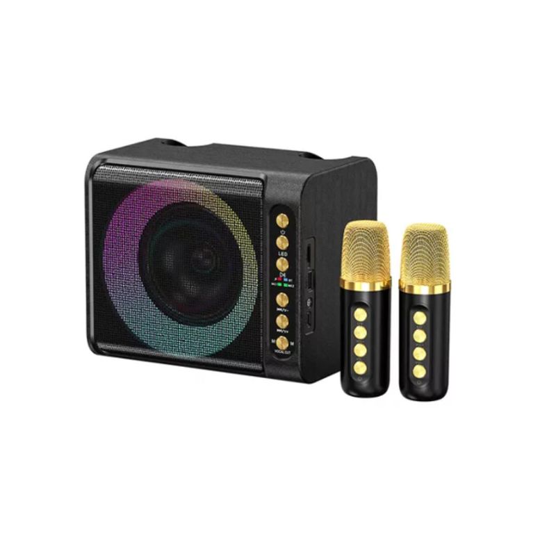 JALTECH - Parlante 20W Karaoke X2 MICS  T-203