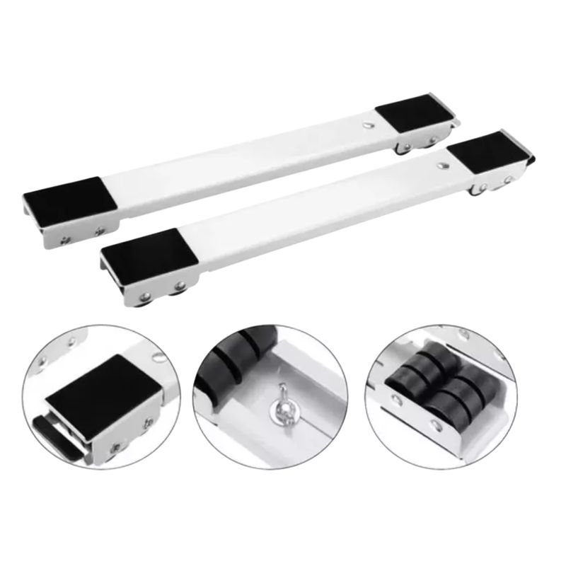 GENERICO - Base Soporte Para Lavadoras Neveras Muebles Ruedas Ajustable