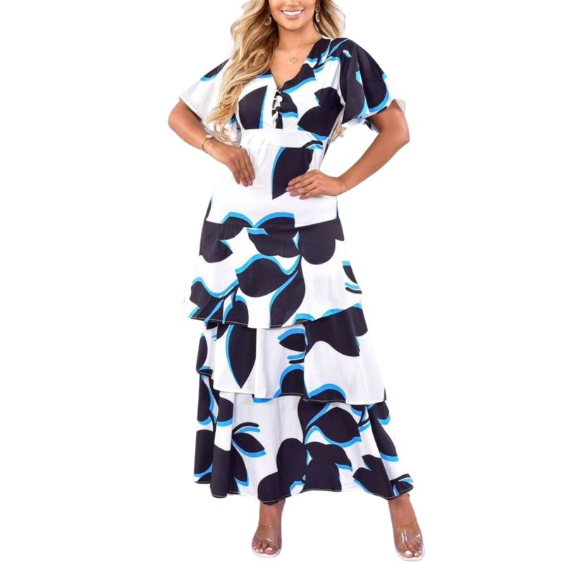 YURELKSHOP - VESTIDO LARGO CASUAL YURELKSHOP MUJER RAYÓN