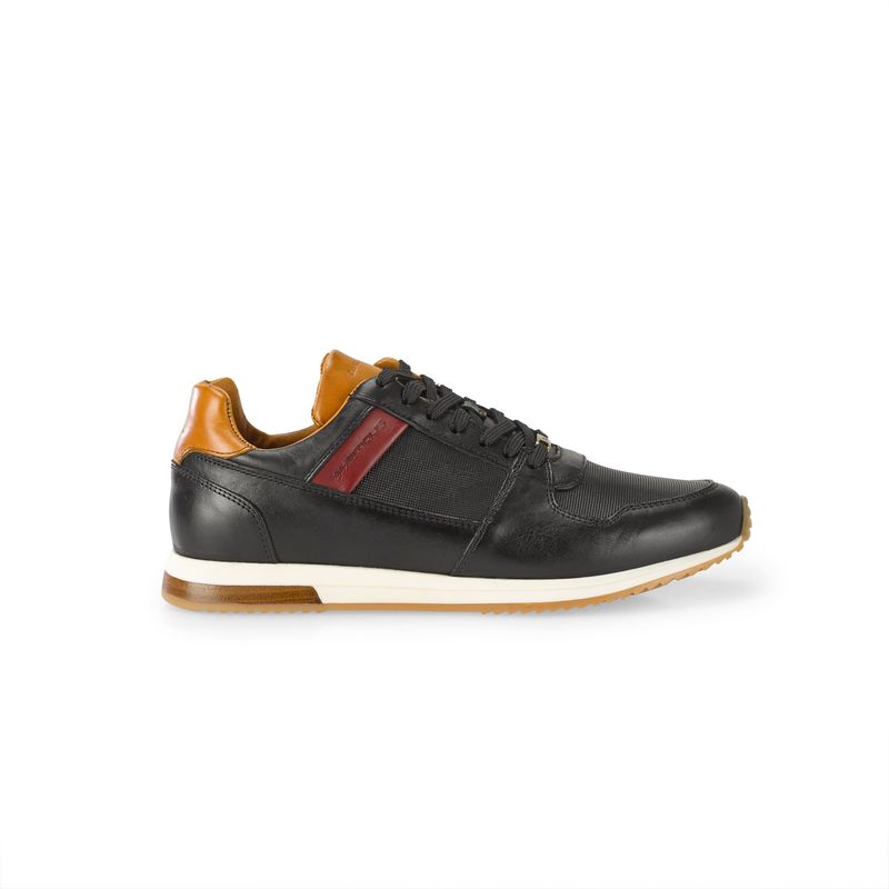 AMBITIOUS - Tenis Ambitious En Cuero SLOW Classic Negro