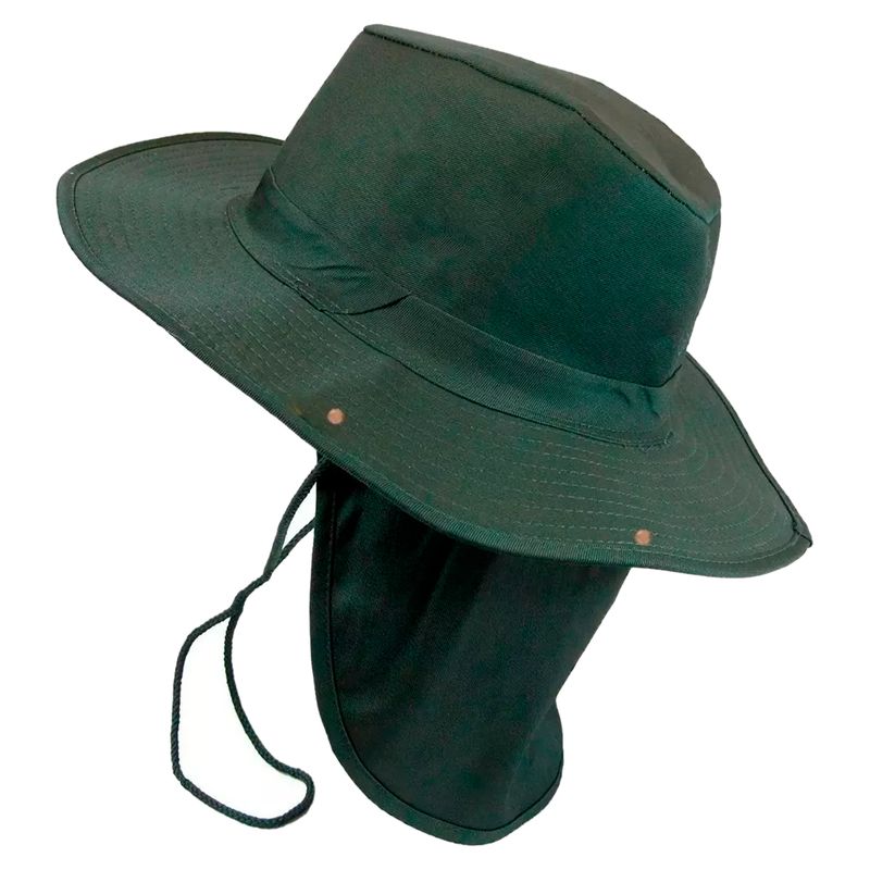 VITTORIA - Sombrero Pesquero Safari Capa Protección Cuello Playa Sol