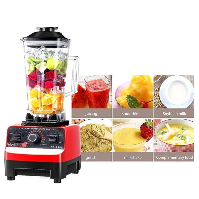 GENERICO - Licuadora Multifuncional Profesional De 5500watts Renahouse 2 litros