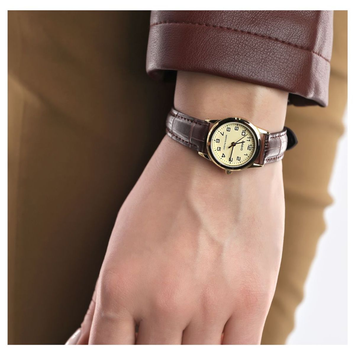 CASIO - Reloj Mujer Casio Modelo LTP-V001GL-9B Diseño Elegante