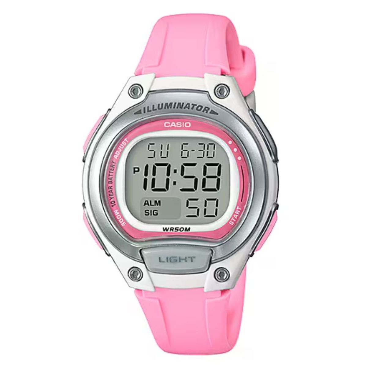 CASIO - Reloj Mujer Casio LW-203-4A Diseño Deportivo