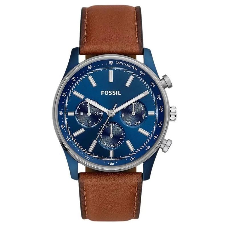 FOSSIL - Reloj Fossil Sullivan Bq2512 Cuero Café Tablero Ejecutivo