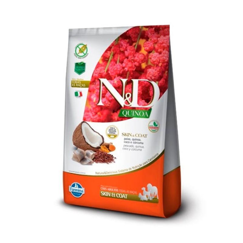 PETSPA - ND QUINOA CANINE ADULT SKIN PEIXE 25KG