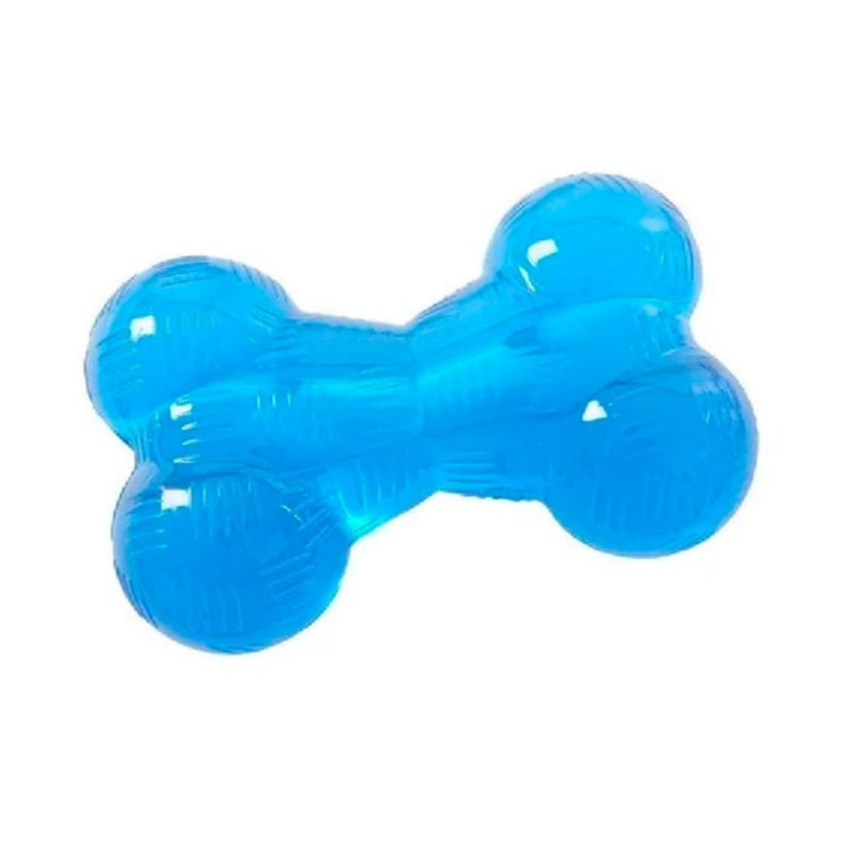 PETSPA - Juguete Para Perro Buster Hueso Duro Talla L Color Azul Hielo