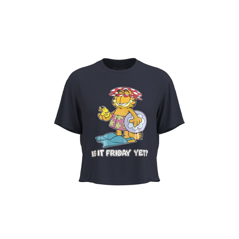 KOAJ - KOAJ Camiseta unicolor crop top con manga corta y diseÃ±o de MUJER