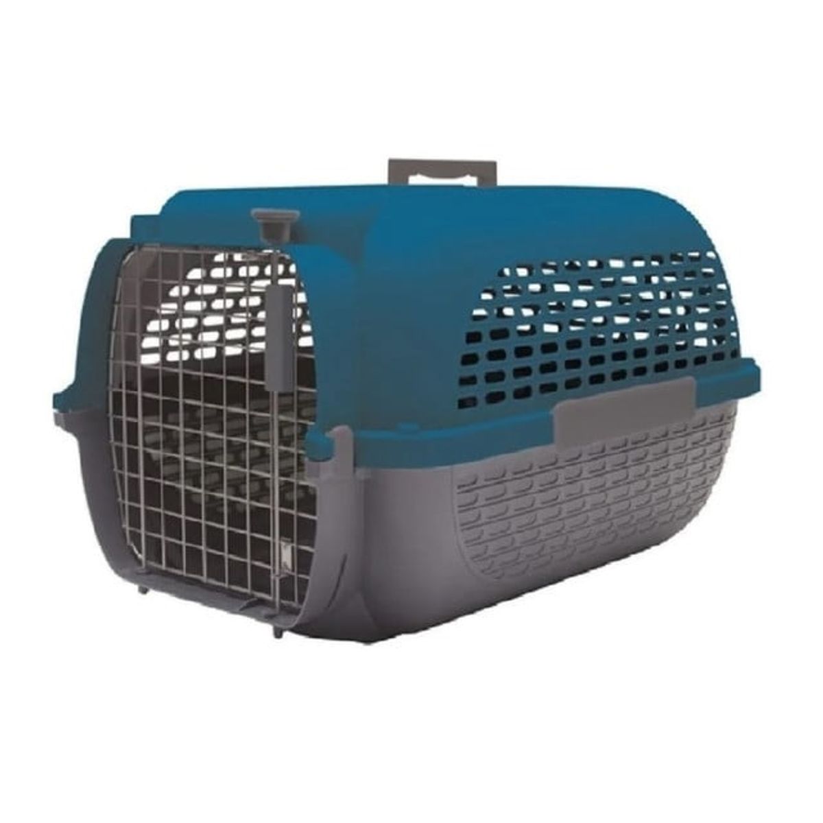 PETSPA - Guacal Para Perro Dogit Base Gris Tapa Azul Talla S