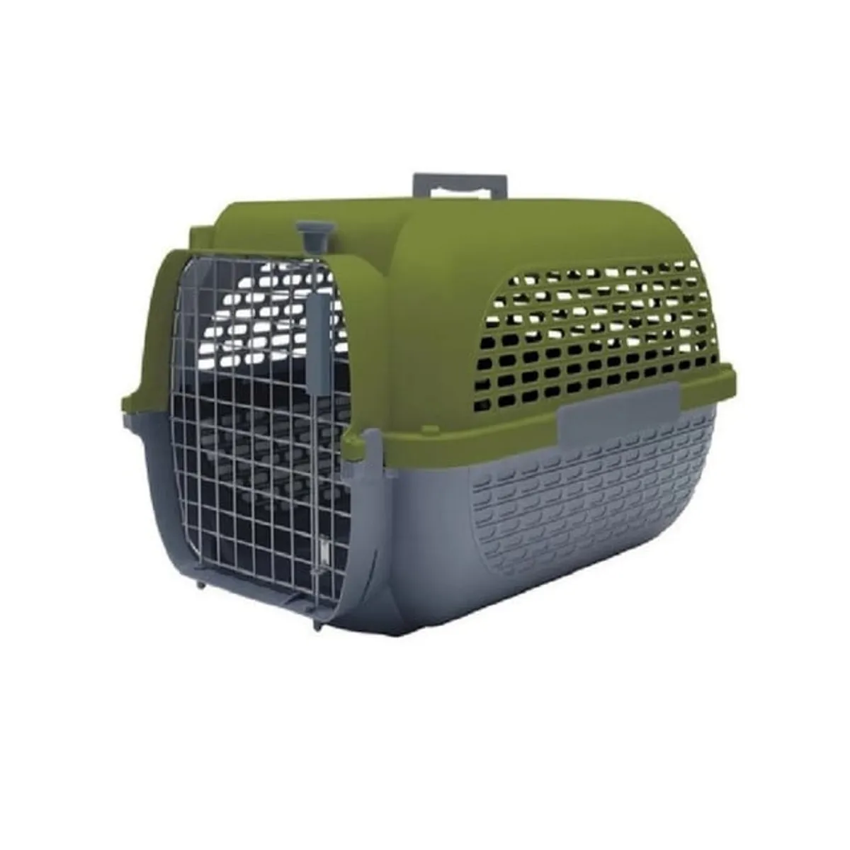 PETSPA - Guacal Para Perro Dogit Base Gris Tapa Khaki Talla XL