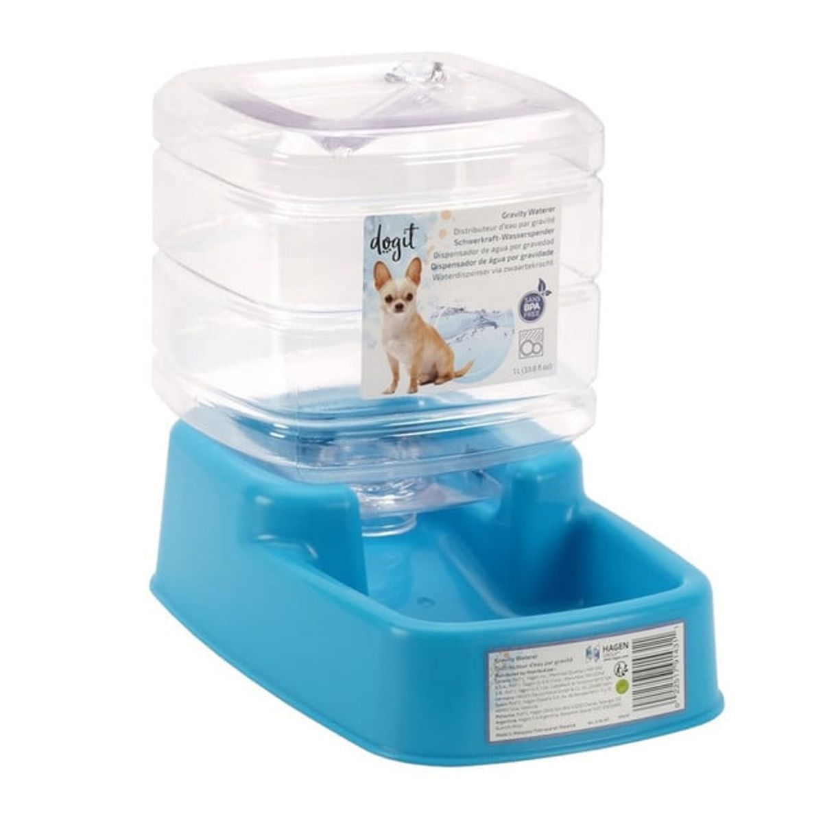 PETSPA - Bebedero Para Perro Dogit Por Gravedad 1L