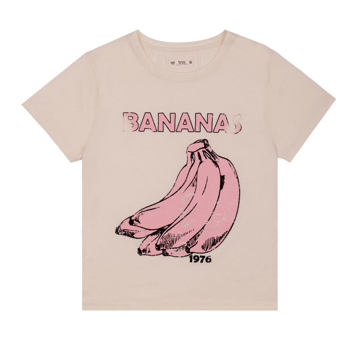 TENNIS - Camiseta rosada con estampado para mujer