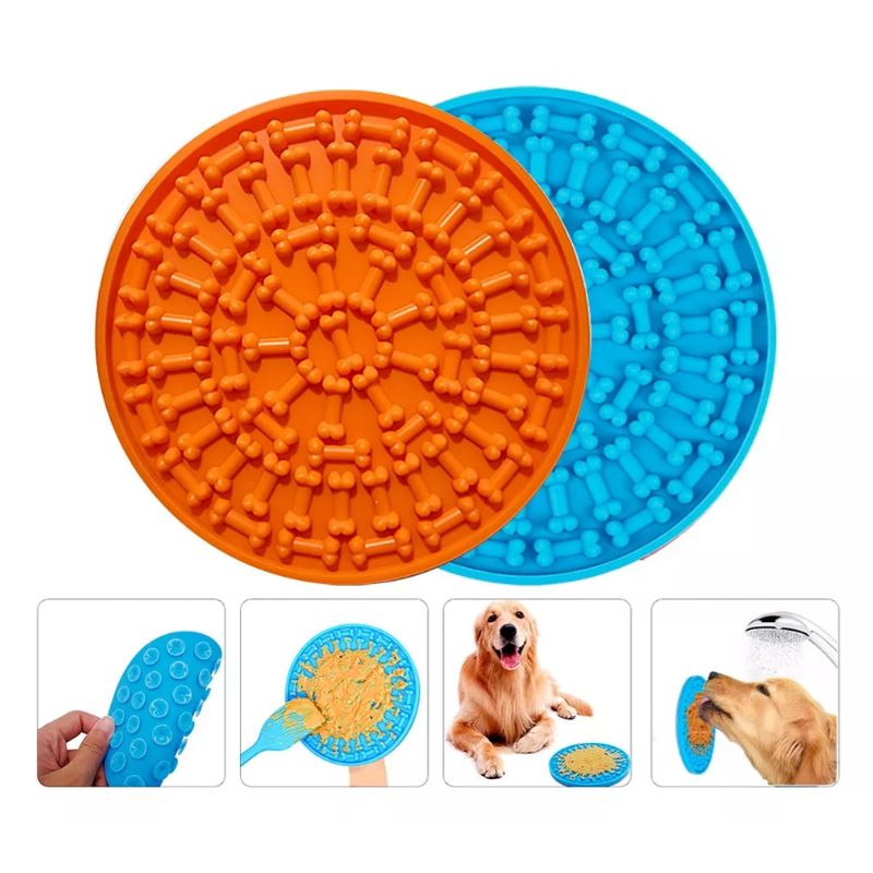 GENERICO - Tapete Anti Estres Ansiedad Lickmat Lamer Snack Perro Gato