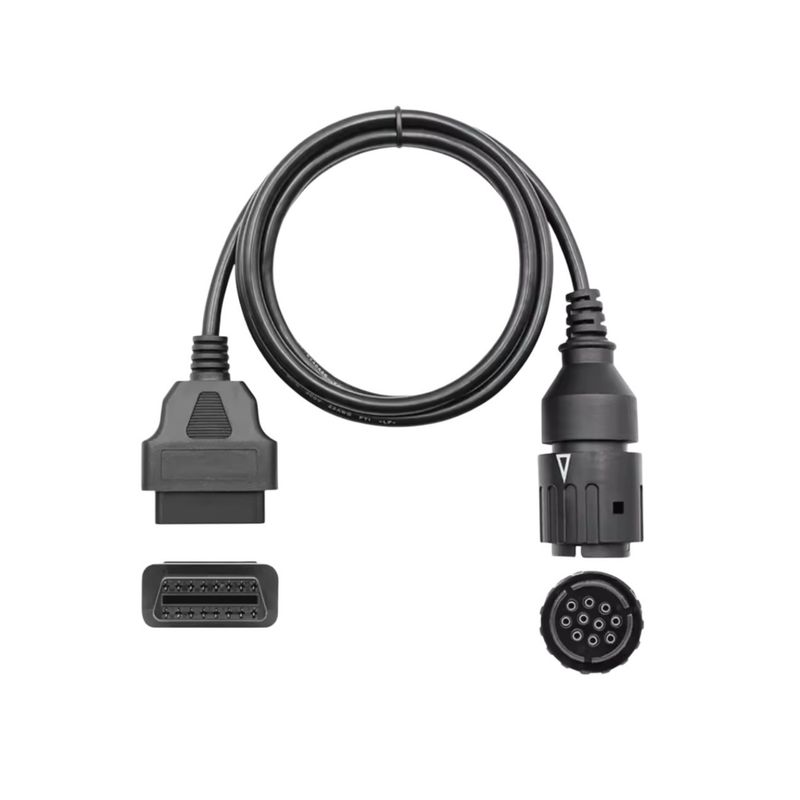 GENERICO - Conector Adaptador Cable Obd Escaner Moto Bmw 10 Pines