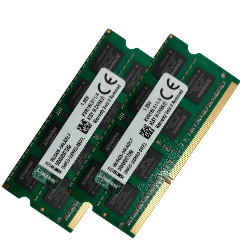 KINGSTON - Memoria Ram Ddr3 8gb 2x4gb Pc3l 1600mhz Kingston Laptop