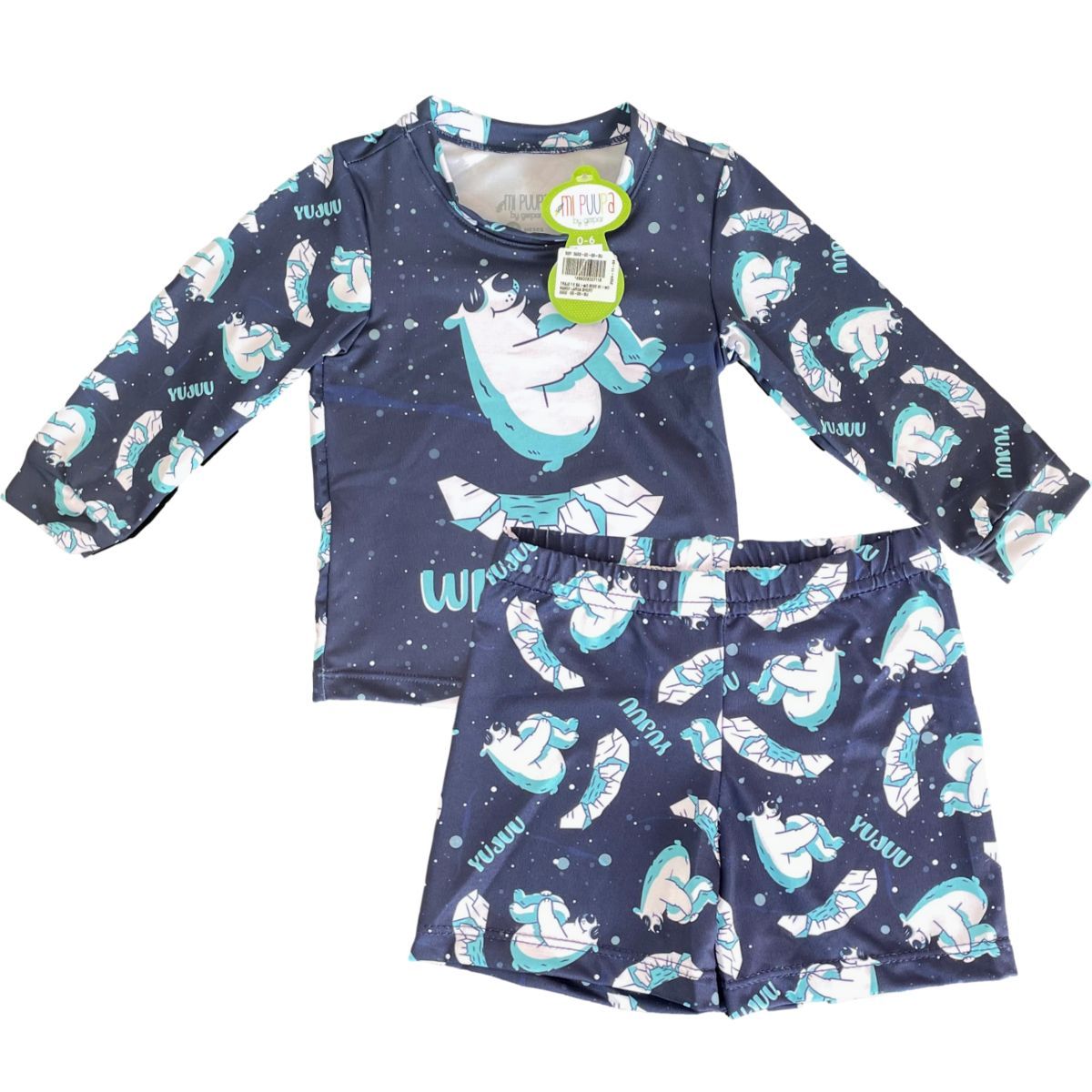 MUNDO BEBE - vestido de baño para  bebe niño