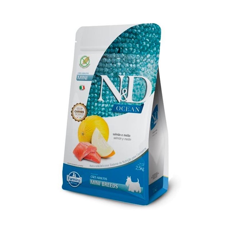 PETSPA - ND OCEAN CANINE ADULT MINI SALMAO 25KG