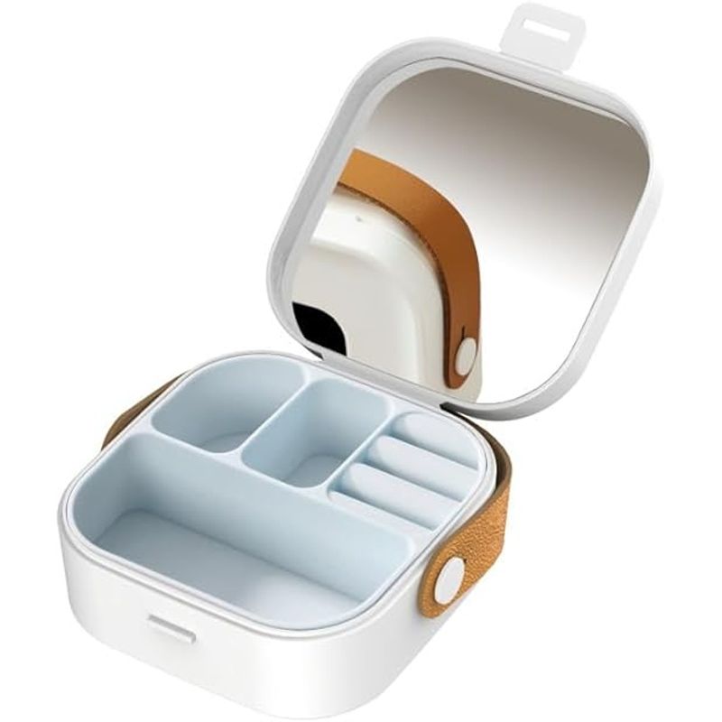 GENERICO - Mini Caja Organizadora de Joyas con Espejo